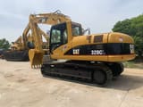 2017 Caterpillar 320CL crawler excavator, side view