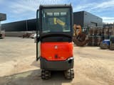 2017 Kubota KX019-4 mini excavator, rear view