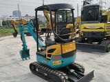 2019 Kubota U15 mini excavator, rear three-quarter view