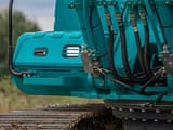 2024 Sunward SWE 335F mini excavator side view of the upper structure