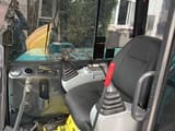 2018 Kobelco SK60-8 mini excavator interior cab view