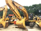2009 Caterpillar 330BL crawler excavator, front three-quarter view