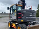 2021 Volvo EWR 130 E wheel excavator, rear three-quarter view