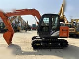 2019 Hitachi Zaxis 70 crawler excavator, side view