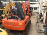 2015 Hitachi ZX240-3G crawler excavator, rear view with open engine compartment