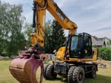 2012 JCB JS175W wheel excavator, front three-quarter view