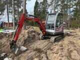 2007 Wacker Neuson 2503 RD mini excavator, side view