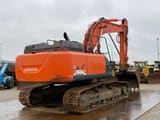 2018 Hitachi Zaxis 300LC crawler excavator, rear three-quarter view
