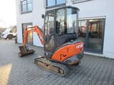 2011 Hitachi ZX18-3 CLR mini excavator, rear three-quarter view