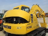 2020 Komatsu PC60 mini excavator rear view