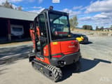 2022 Kubota KX027-4 mini excavator, rear three-quarter view