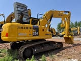 2024 Komatsu PC220 crawler excavator, rear three-quarter view