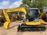 2020 Komatsu PC78US-6 mini excavator, side profile view