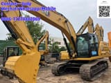 2023 Caterpillar 330GC crawler excavator, front three-quarter view