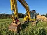 2013 Komatsu PC210LC-8 crawler excavator, front three-quarter view