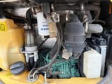 Volvo ECR250 mini excavator engine compartment view