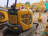 2017 Komatsu PC20MR mini excavator rear view