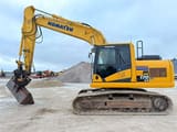 2016 Komatsu PC170 LC-10 crawler excavator side view