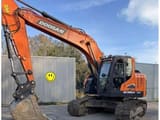 2022 Doosan DX235LCR crawler excavator, side view