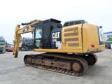 2014 Caterpillar 329ELN crawler excavator, side view