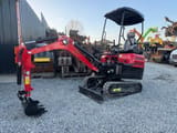 JPC HT20 mini excavator, side view