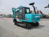 2025 Sunward SWE80E9 mini excavator, rear three-quarter view