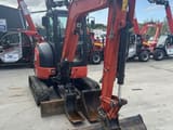 2022 Kubota U36-4 mini excavator, front three-quarter view
