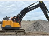 2019 Volvo ECR235EL crawler excavator side view
