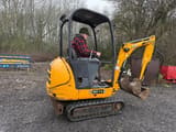 2011 JCB 8014 mini excavator side view