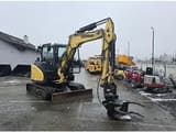 2020 Yanmar SV60-A mini excavator, side view