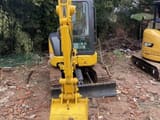 2018 Komatsu PC30 mini excavator, front view