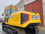 2018 JCB 220X LC crawler excavator, rear three-quarter view