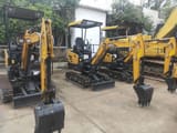 2022 Sany SY16C mini excavator, front view