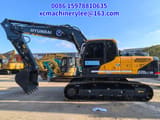 2023 Hyundai 220LC-9S crawler excavator, side profile view