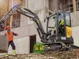 2026 Volvo EC27D crawler excavator, side view