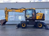 2020 JCB JS145W wheel excavator side view