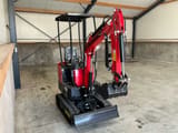 2025 Vicsec VC13 mini excavator, front three-quarter view
