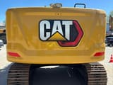 2022 Caterpillar 320-07D crawler excavator, rear view