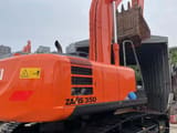 2020 Hitachi Zaxis 350 crawler excavator, rear three-quarter view