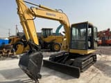 2016 Komatsu PC60-7 crawler excavator, front three-quarter view