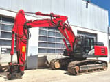 2016 Hitachi ZX300LCN-6 crawler excavator, side view