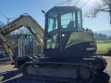 2006 Yanmar SV100 mini excavator, side profile view