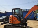 2023 Hitachi Zaxis 55 mini excavator, side profile view