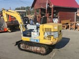 2005 Yuchai YC15-7 mini excavator, rear three-quarter view