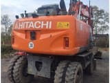 2014 Hitachi ZX140W-5 wheel excavator rear view
