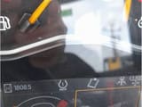 2021 Caterpillar 301.8-05 crawler excavator instrument cluster view