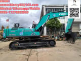 2021 Kobelco SK350LC crawler excavator side view