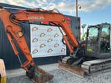2011 Hitachi ZX85USBLCN-3 crawler excavator side view