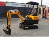 JPC HT20 mini excavator, front three-quarter view