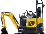 2026 Shantui SE12 mini excavator, side profile view